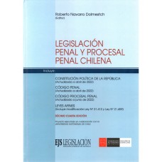 LEGISLACIÓN PENAL Y PROCESAL PENAL CHILENA (EMPASTADO)
